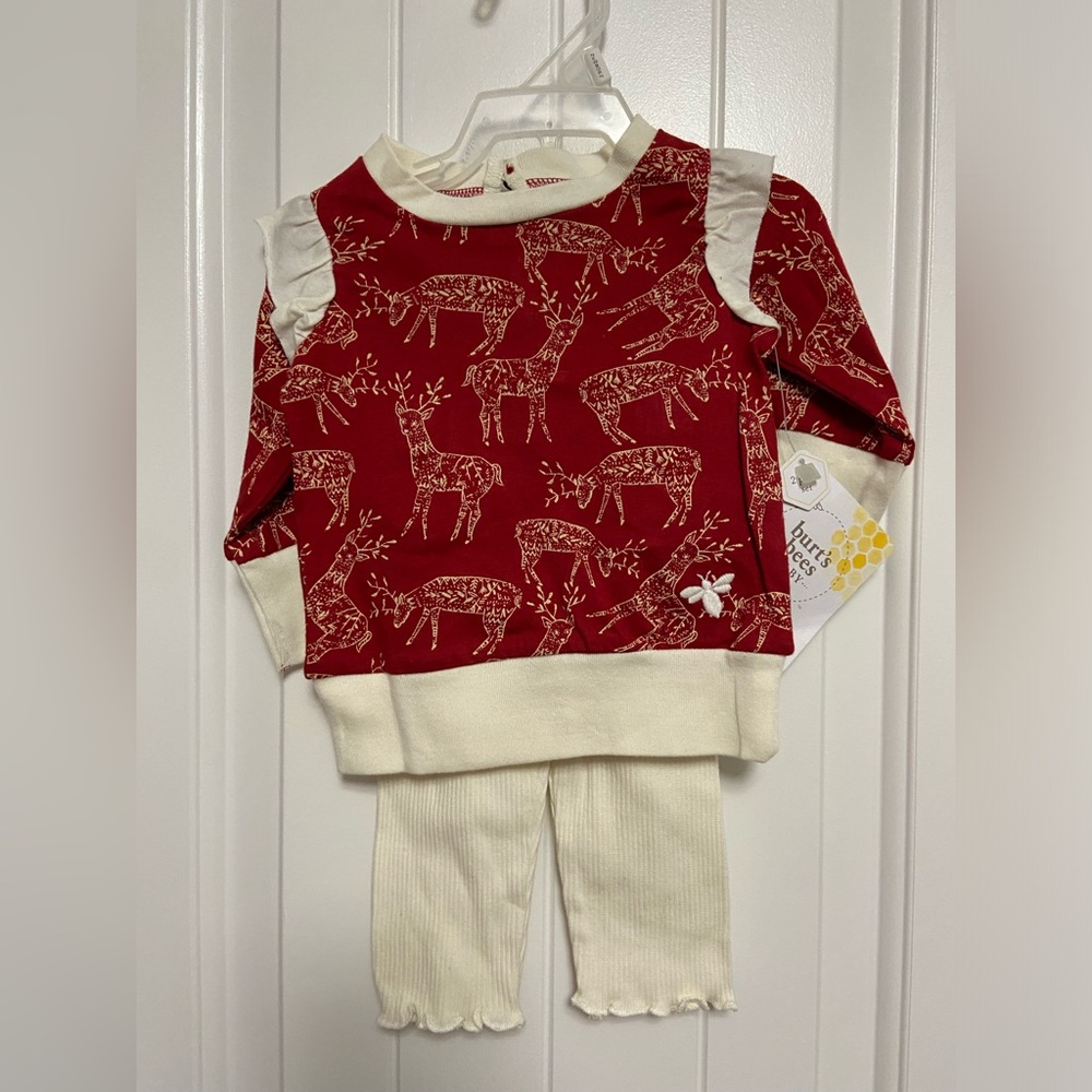 Burt’s Bees baby, Newborn, Christmas outfit